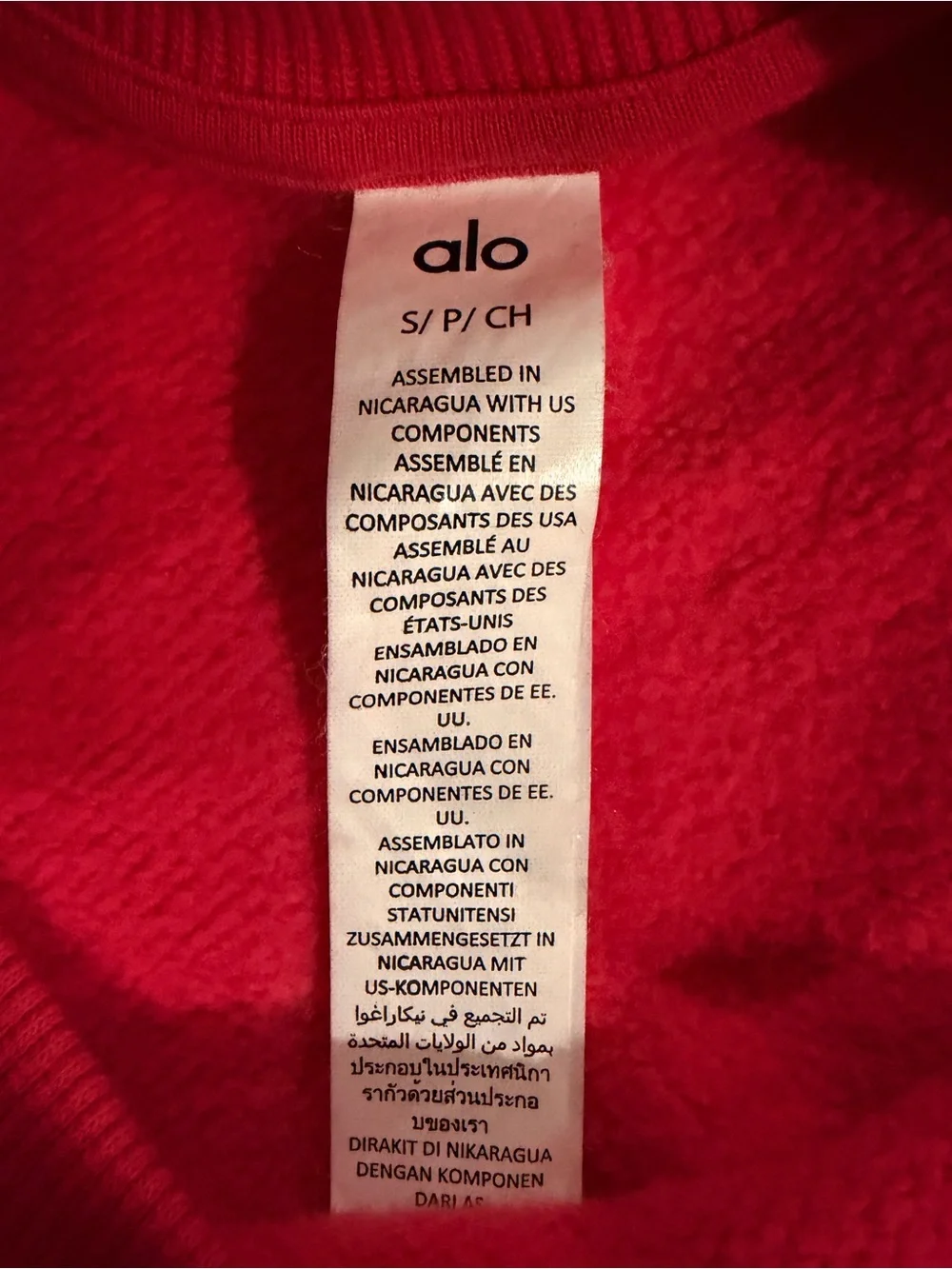 ALO Yoga Pink Summer Crush Accolade Crewneck Sweatshirt - Picture 8 of 8